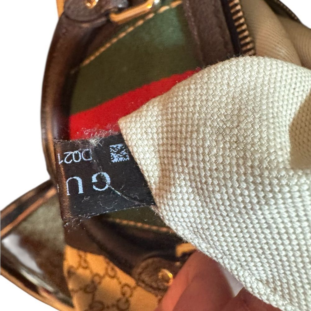 Ltd Edition GUCCI Webby Vintage Bee GG Supreme Canvas 2way Medium Boston Bag - Picture 14 of 16